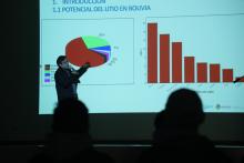 YLB EXPONE AVANCES EN LA INDUSTRIALIZACIÓN DEL LITIO DURANTE SEMINARIO EN LA UPEA